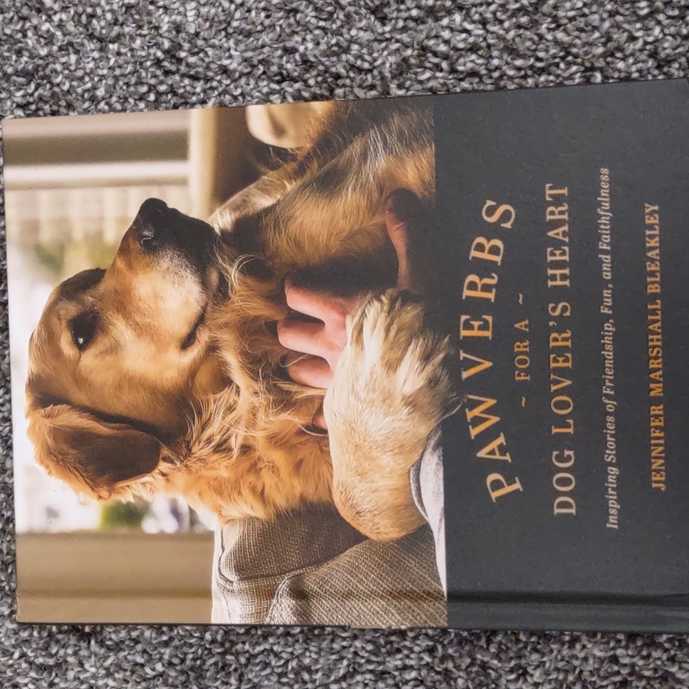 Paw verbs for a dog lover's heart -book